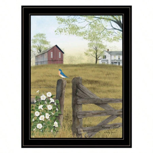 Mornings Glory by Billy Jacobs, Ready to Hang Framed Print, Black Frame