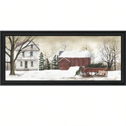 Trendy Decor 4U Trees Framed Wall Art, Modern Home Decor Framed Print Living Room, Bedroom Farmhouse Wall Decoration by Billy Jacobs