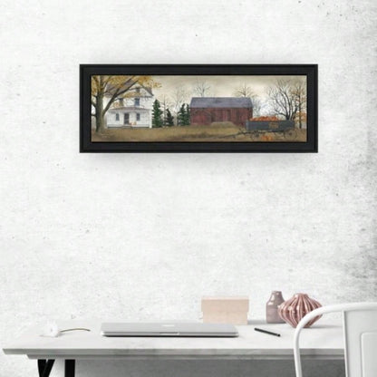 Trendy Decor 4U Pumpkins s le Framed Wall Art, Modern Home Decor Framed Print Living Room, Bedroom Farmhouse Wall Decoration by Billy Jacobs