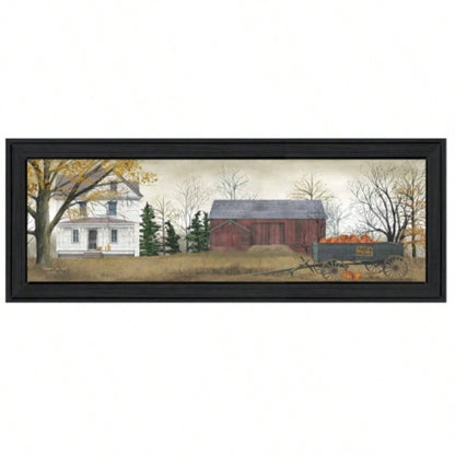 Trendy Decor 4U Pumpkins s le Framed Wall Art, Modern Home Decor Framed Print Living Room, Bedroom Farmhouse Wall Decoration by Billy Jacobs