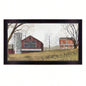 Mail Pouch Barn By Billy Jacobs, Printed Wall Art, Ready To Hang Framed Poster, Black Frame