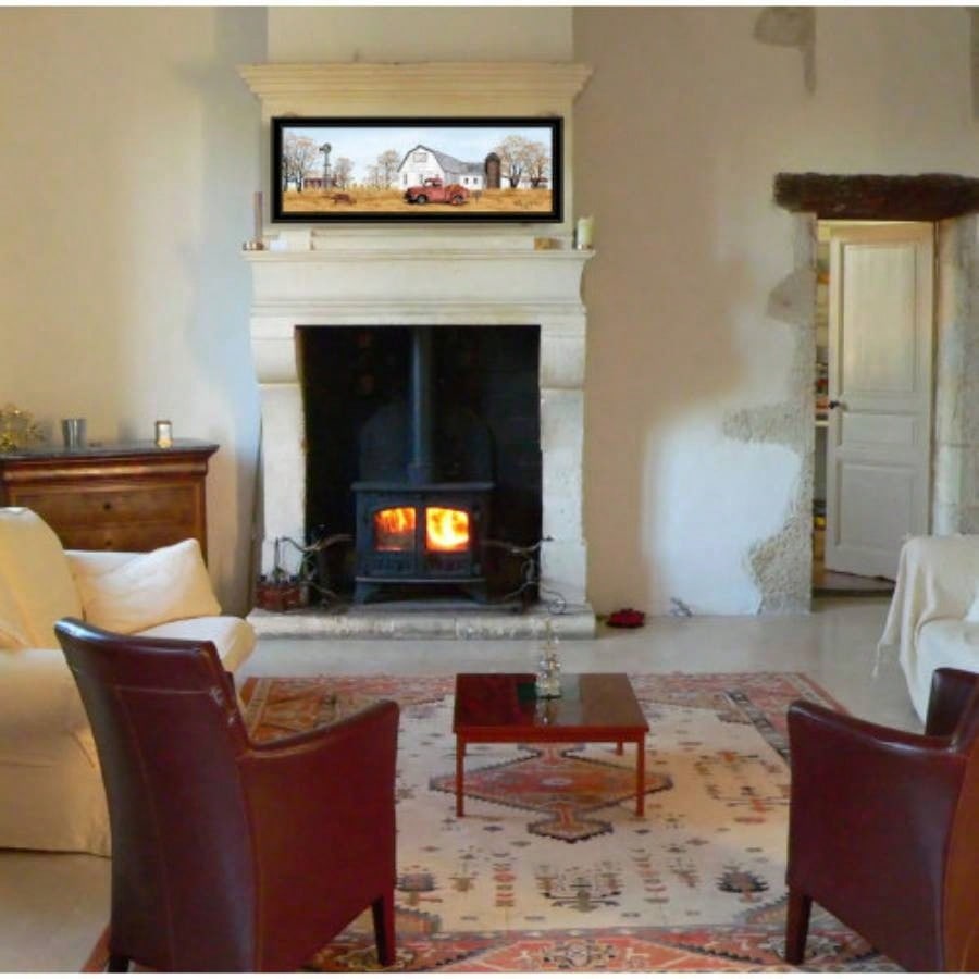 Autumn on Farm by Billy Jacobs, Ready to Hang Framed Print, Black Frame