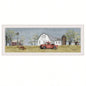 Spring On Farm by Billy Jacobs, Ready to Hang Framed Print, White Frame
