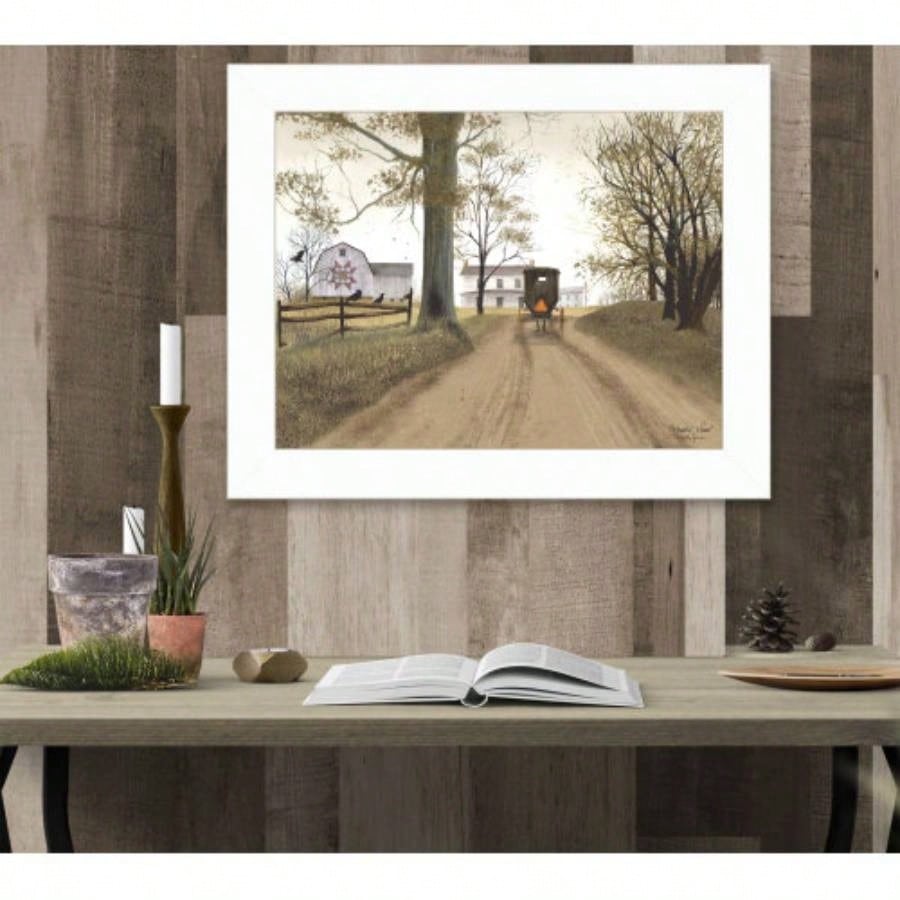 Headin Home by Billy Jacobs, Ready to Hang Framed Print, White Frame