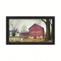 Antique Barn By Billy Jacobs, Printed Wall Art, Ready To Hang Framed Poster, Black Frame