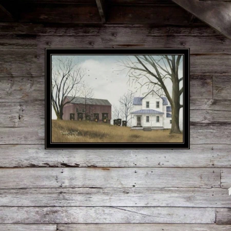 Sunday Service by Billy Jacobs, Ready to Hang Framed Print, Black Frame