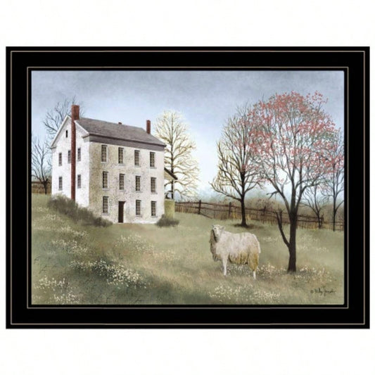 Spring at White House Farm by Billy Jacobs, Ready to Hang Framed Print, Black Frame