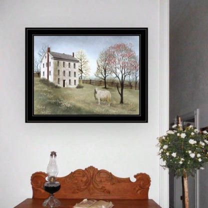 Spring at White House Farm by Billy Jacobs, Ready to Hang Framed Print, Black Frame