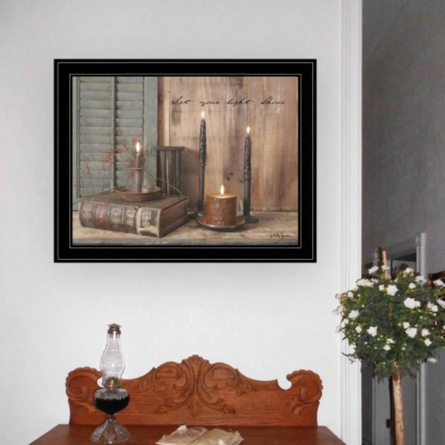Let Your Light Shine by Billy Jacobs, Ready to Hang Framed Print, Black Frame