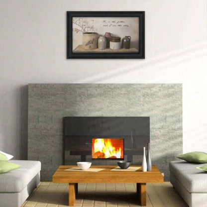 Trendy Decor 4U He is Framed Wall Art, Modern Home Decor Framed Print Living Room, Bedroom Farmhouse Wall Decoration by Billy Jacobs