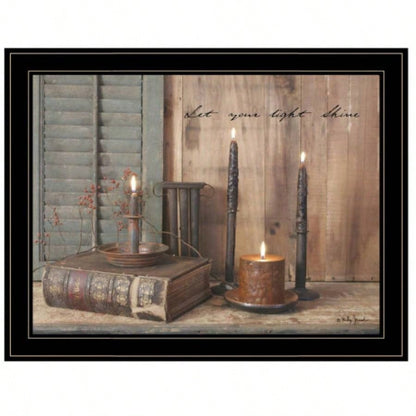 Let Your Light Shine by Billy Jacobs, Ready to Hang Framed Print, Black Frame