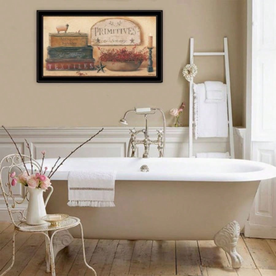 Primitives Vintage by Pam Britton, Ready to Hang Framed Print, Black Frame