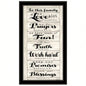 In this Family by Cindy Jacobs, Ready to Hang Framed Print, Black Frame