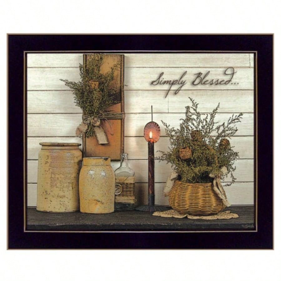 Simply By Susan Boyer, Printed Wall Art, Ready To Hang Framed Poster, Black Frame