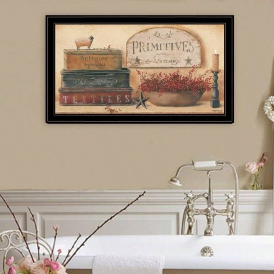 Primitives Vintage by Pam Britton, Ready to Hang Framed Print, Black Frame