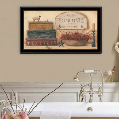 Primitives Vintage by Pam Britton, Ready to Hang Framed Print, Black Frame