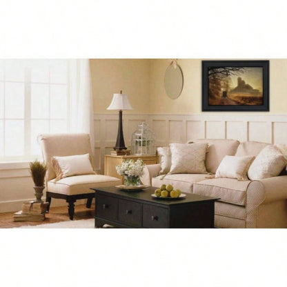 Sunday Morning By Lori Deiter, Printed Wall Art, Ready To Hang Framed Poster, Black Frame
