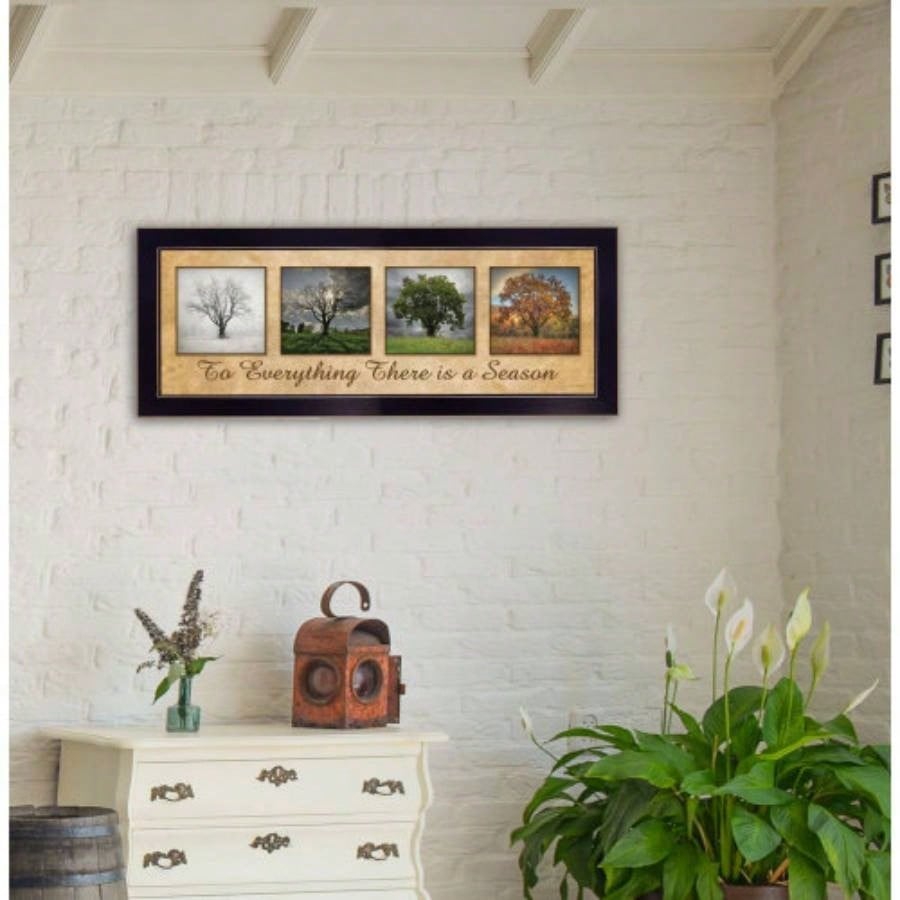 There is a Season by Lori Deiter, Ready to Hang Framed Print, Black Frame