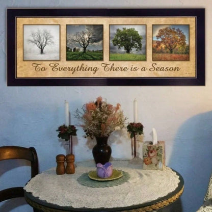 There is a Season by Lori Deiter, Ready to Hang Framed Print, Black Frame