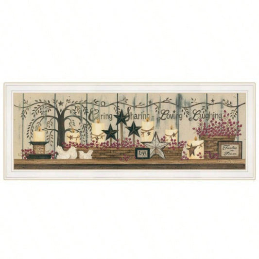 Willow Tree Shelf by Linda Spivey, Ready to Hang Framed Print, White Frame