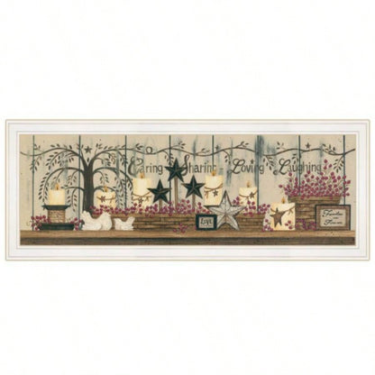 Willow Tree Shelf by Linda Spivey, Ready to Hang Framed Print, White Frame