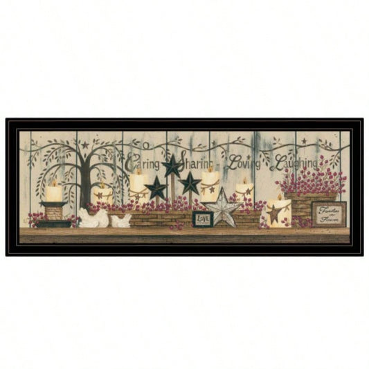 Willow Tree Shelf by Linda Spivey, Ready to Hang Framed Print, Black Frame