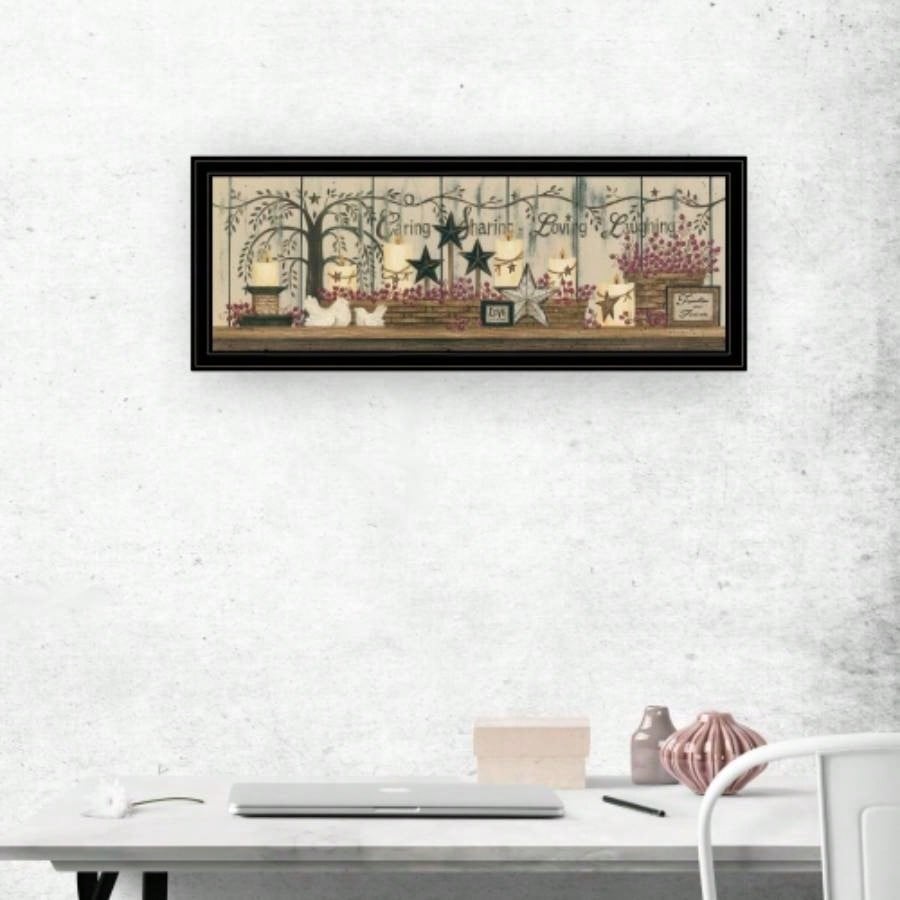Willow Tree Shelf by Linda Spivey, Ready to Hang Framed Print, Black Frame