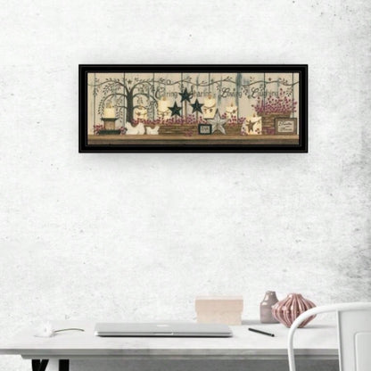 Willow Tree Shelf by Linda Spivey, Ready to Hang Framed Print, Black Frame