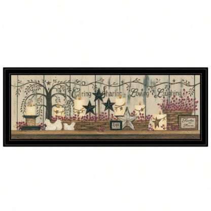 Willow Tree Shelf by Linda Spivey, Ready to Hang Framed Print, Black Frame