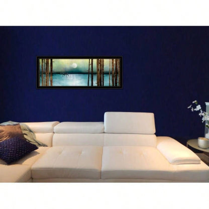 Love You to Moon and Back by Marla Rae, Ready to Hang Framed Print, Black Frame