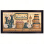 Welcome to Our Home By Mary June, Printed Wall Art, Ready To Hang Framed Poster, Black Frame