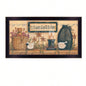 Its Good to Be Home By Mary June, Printed Wall Art, Ready To Hang Framed Poster, Black Frame