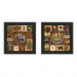 Up North 2 - Piece Vignette By Ed Wargo, Printed Wall Art, Ready To Hang Framed Poster, Black Frame