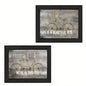 In this Together 2 - Piece Vignette By Marla Rae, Printed Wall Art, Ready To Hang Framed Poster, Black Frame