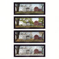 Trendy Decor 4U Four Seasons Framed Wall Art, Modern Home Decor Framed Print Living Room, Bedroom Farmhouse Wall Decoration by Billy Jacobs