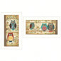 Whimsical Owls 2 - Piece Vignette by Annie LaPoint, White Frame