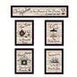 Trendy Decor 4U Kitchen Friendship Framed Wall Art, Modern Home Decor 5 Piece Vignette Living Room, Bedroom Farmhouse Wall Decoration by Millwork Engineering