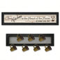 Kitchen Vignette 2 - Piece Vignette with - Peg Mug Rack by Millwork Engineering, Black Frame