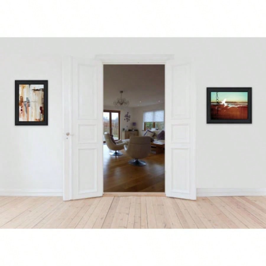 Abstract Flight 2 - Piece Vignette by Cloverfield Co, Black Frame