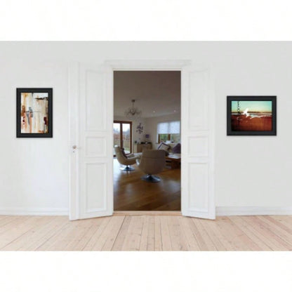 Abstract Flight 2 - Piece Vignette by Cloverfield Co, Black Frame