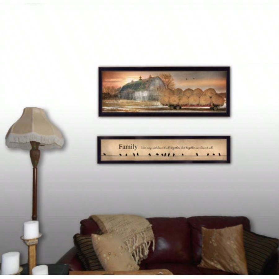 Together We Have It All 2 - Piece Vignette by Lori Deiter, Black Frame