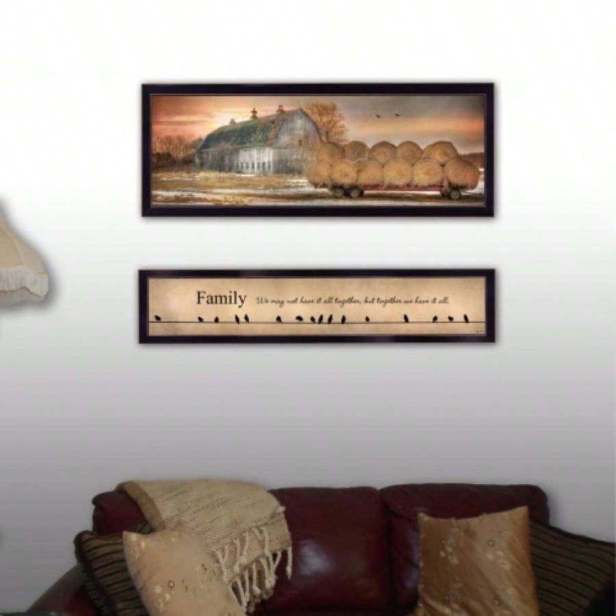 Together We Have It All 2 - Piece Vignette by Lori Deiter, Black Frame