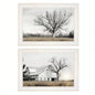 Ohio Fields I 2 - Piece Vignette by Lori Deiter, White Frame