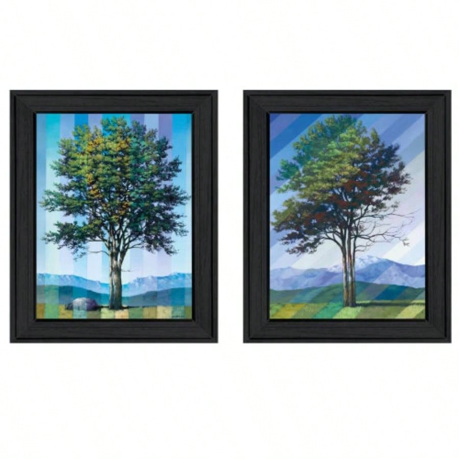 Catching Light as Time Passes 2 - Piece Vignette by Tim Gagnon, Black Frame