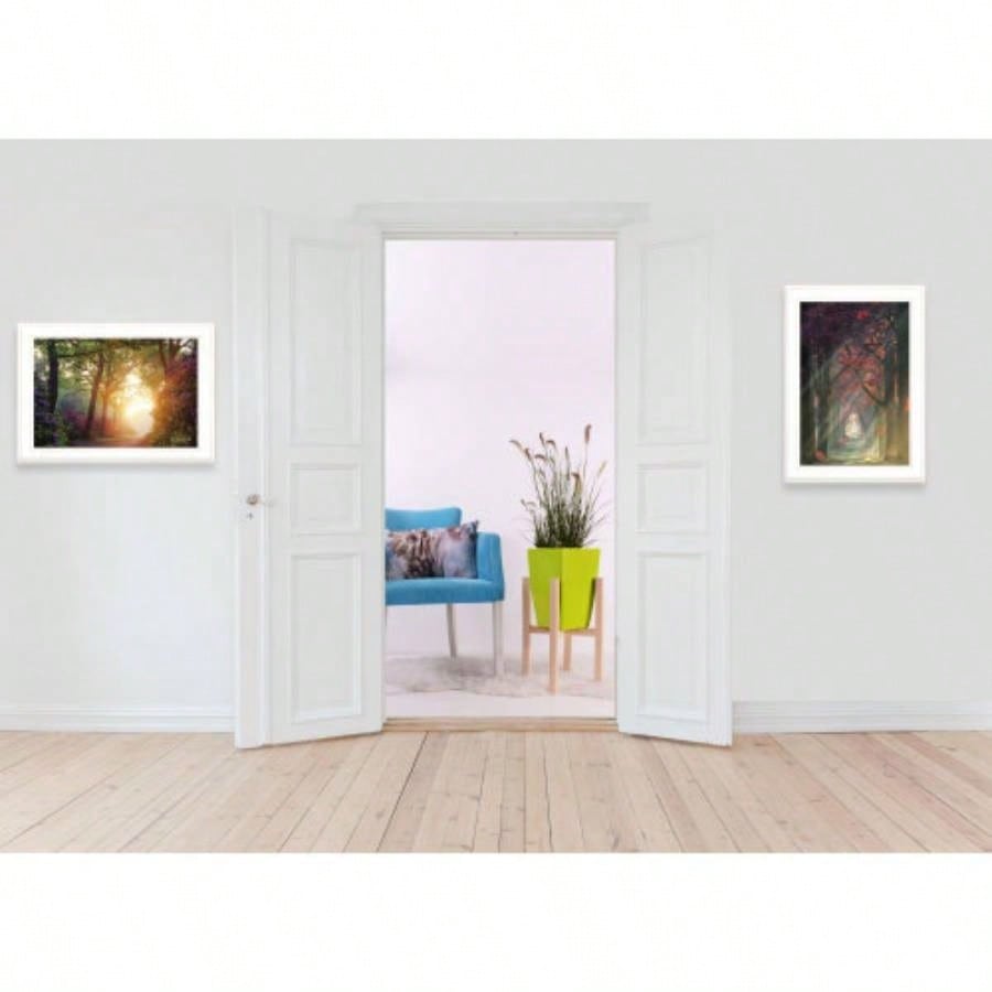 of Happiness 2 - Piece Vignette by Podt, White Frame