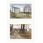 Road Home 2 - Piece Vignette by Billy Jacobs, White Frame