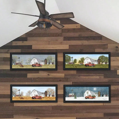 Billy Jacobs Four Seasons VII 4 - Piece Vignette by Billy Jacobs, Black Frame