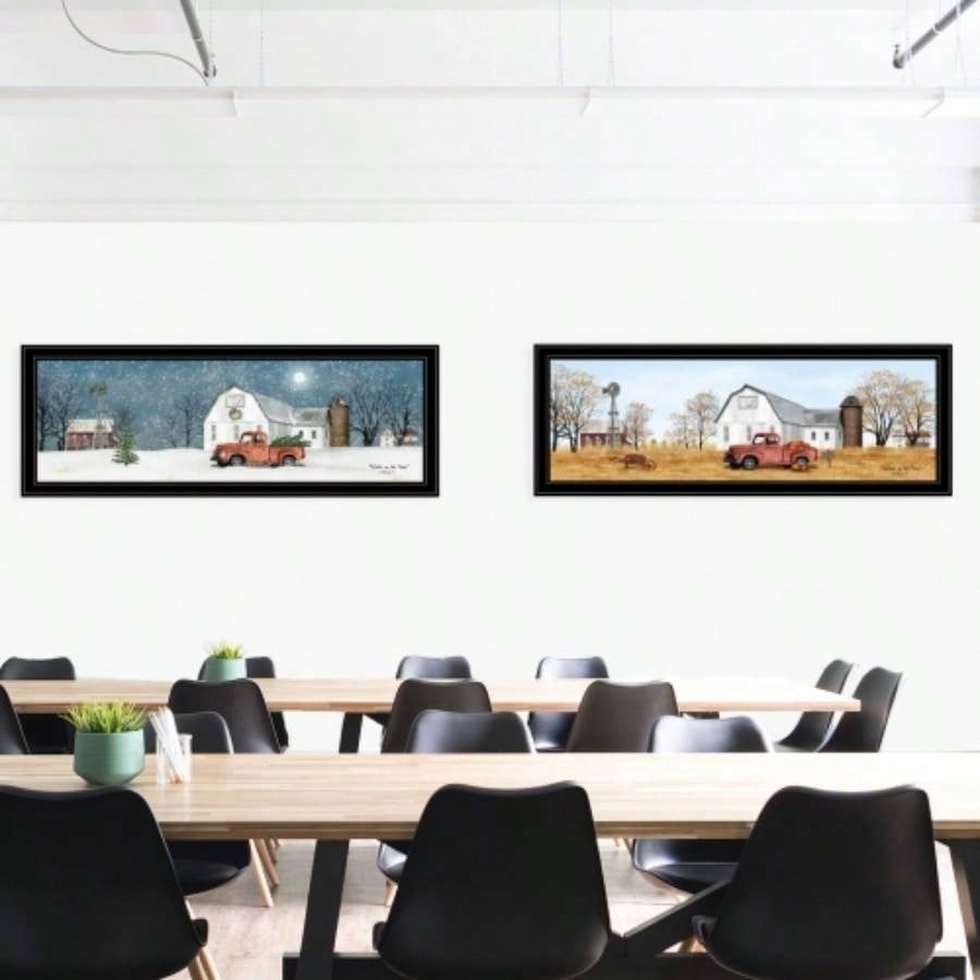 Billy Jacobs Seasonal - Autumn/Winter 2 - Piece Vignette, Black Frame