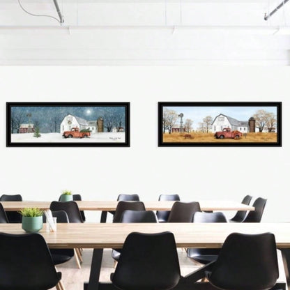 Billy Jacobs Seasonal - Autumn/Winter 2 - Piece Vignette, Black Frame