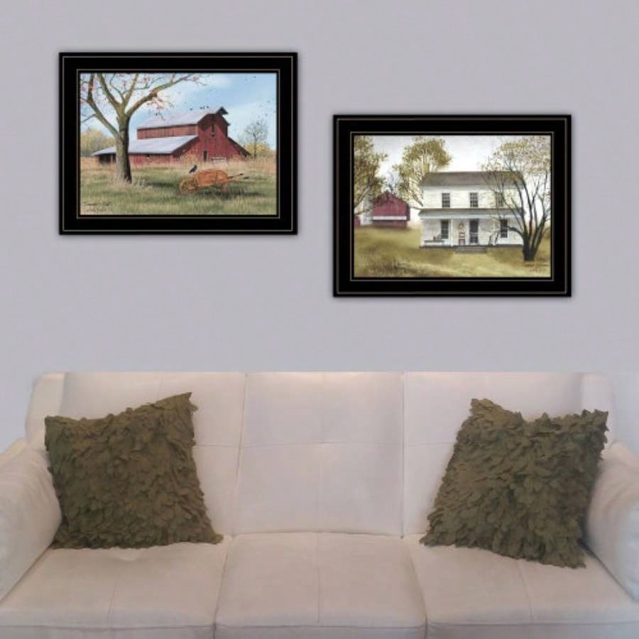 Summers End 2 - Piece Vignette by Billy Jacobs, Black Frame